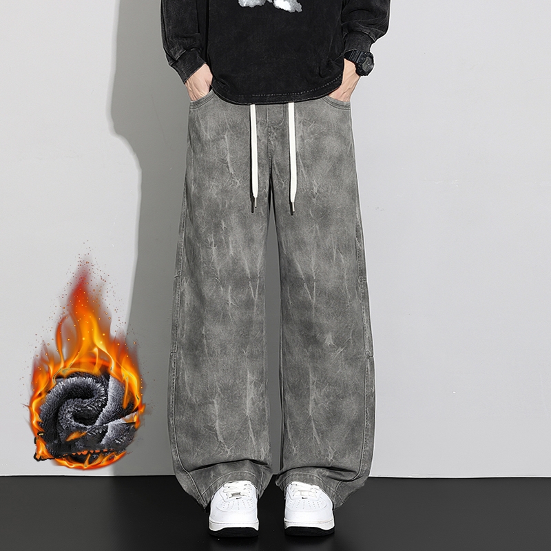 Streetwear Brand Clothing - 2026 pantalones sueltos de algodón para