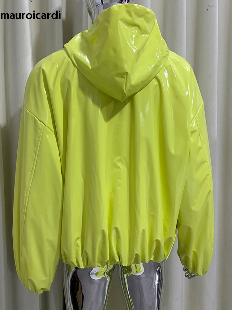 Chaqueta de Cuero Brillante Ex - Streetwear Brand Clothing reseña y precio