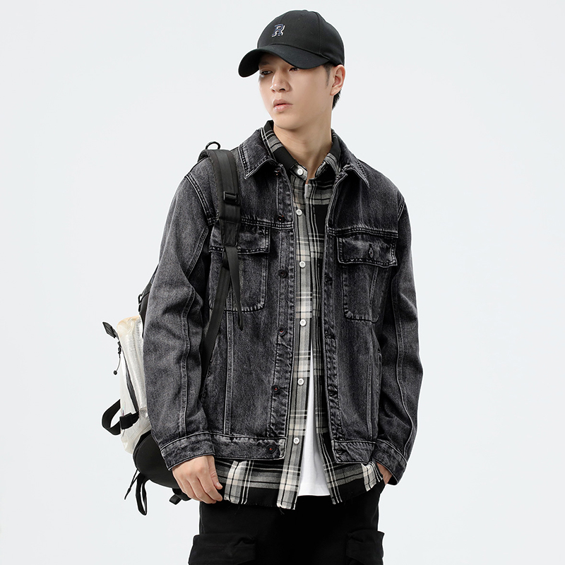 Chaqueta vaquera gris de talla - Streetwear Brand Denim reseña y precio